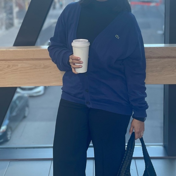 Navy blue Lacoste sweater - Picture 1 of 1